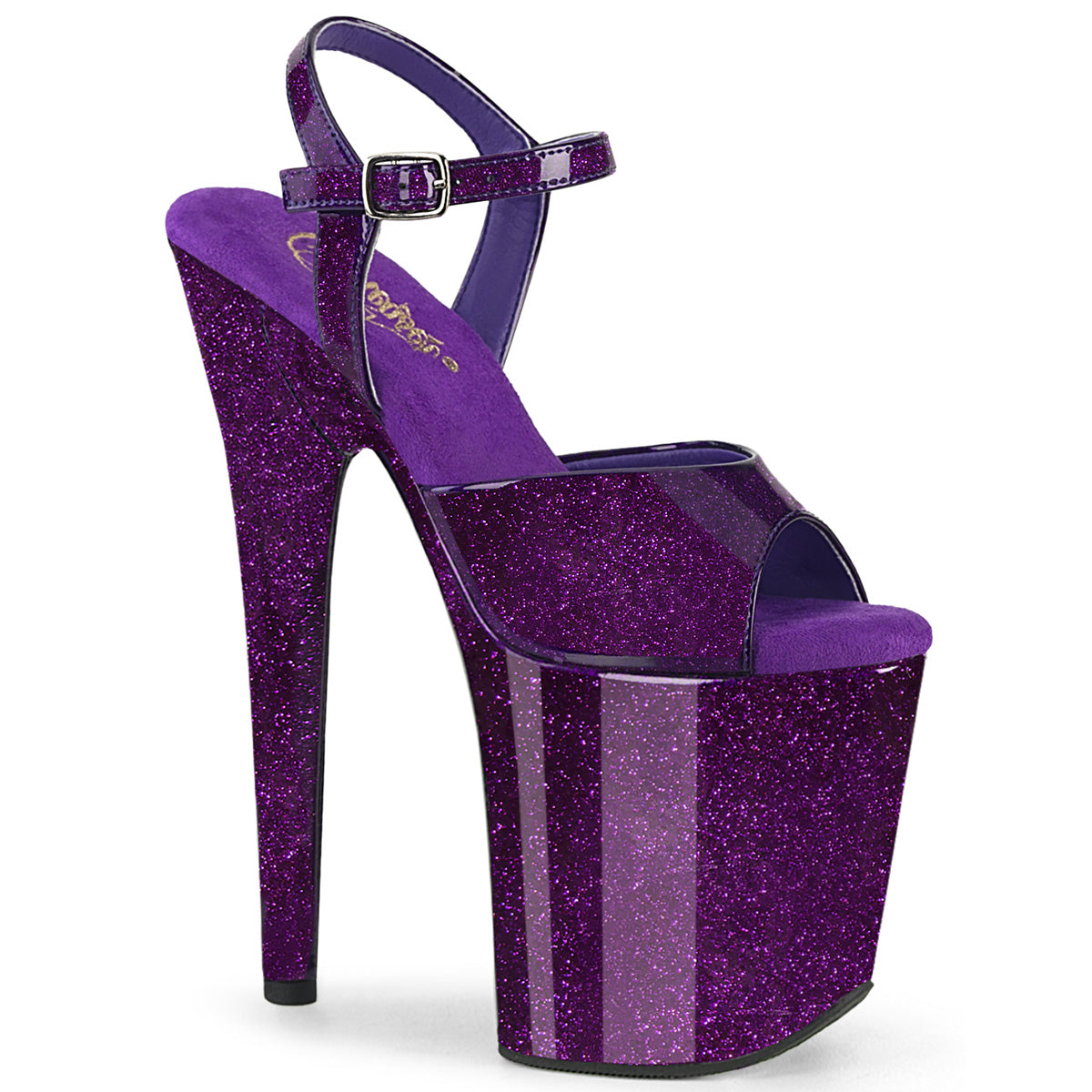 Flamingo-809GP Purple Glitter Patent, 8