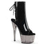 Adore-1018T Black Patent/Smoke Tinted, 7" Heels