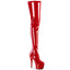 Adore-4000 Red Str. Patent, 7" Heels