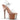 Adore-708 Clear-Matching/Rose Gold Chrome, 7" Heels