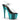 Adore-708 Turquoise Chrome, 7" Heels