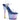 Adore-708HT Clear/Blue Multi Tinted, 7" Heel