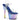 Adore-708HT Clear/Blue Multi Tinted, 7" Heel (Speed Heels)