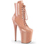 Flamingo-1020 Blush Patent, 8" Heel