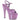 Adore-709GP Lilac Glitter Patent, 7" Heels