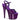 Adore-709GP Purple Glitter Patent, 7" Heels