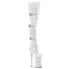 Beyond-3028 White Str Patent, 10" Heel