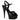 Delight-609 Black Patent, 6" Heels (Speed Heels)