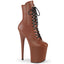 Flamingo-1020 Caramel Faux Leather/Caramel Matte, 8" Heel