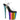 Flamingo-808RC Clear/Rainbow Chrome, 8" Heels (Speed Heels)