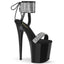 Flamingo-870 Black Patent-RS/Black, 8" Heels