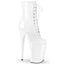 Infinity-1020 White Patent/White, 9" Heel