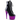 Adore-1020LG Black Patent / Purple Multi Glitter, 7" Heels (Speed Heels)