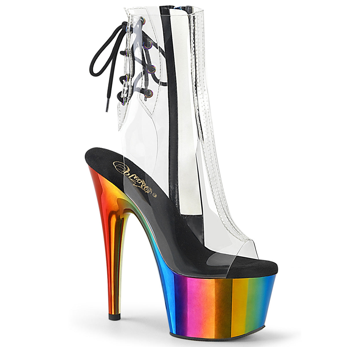 Rainbow deals clear heels