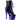 Adore-1020 Black Patent/ Royal Blue Chrome, 7" Heels