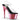 Adore-708 Baby Pink Chrome, 7" Heels