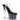 Adore-708CG Black Confetti Glitter, 7" Heel