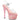 Adore-708LG Baby Pink Glitter, 7" Heel