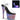 Adore-708REFL Purple-Blue Reflective, 7" Heel