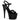 Adore-709 Black Patent, 7" Heels