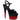 Adore-709BR-H Black Patent/Red-Black, 7" Heels