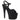 Adore-709FS Black Faux Suede, 7" Heels