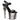 Bondgirl-712 Black Faux Leather/Pewter, 7 1/2" Heels