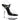 Delight-608 Clear-Black, 6" Heel (Speed Heels)