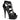 Delight-658 Black Faux Leather, 6" Heels