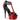 Delight-663 Red-Black Patent, 6" Heels