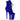 Flamingo-1020CHRS Royal Blue RhineStone/Royal Blue Chrome, 8" Heels