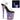 Flamingo-808REFL Purple-Blue Reflective, 8" Heels