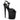 Flamingo-809-2G Black Glitter, 8" Heels