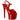 Passion-709 Red Patent Comfort Width, 7" Heels