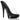 Sultry-601 Clear/Black, 6" Heel