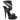 Sultry-619 Black Faux Leather/Black Matte, 6" Heel